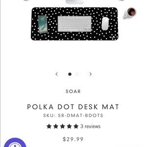 Soar Polka dot mat